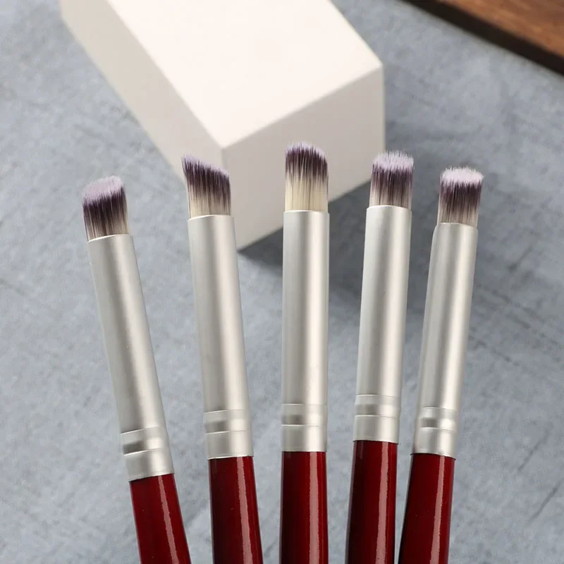 

1-6Pcs Gradient Nail Brush Ombre Art Brushes For Manicure Uv Gel Polish Draw Paint Pen New Beauty Nail Tools Set