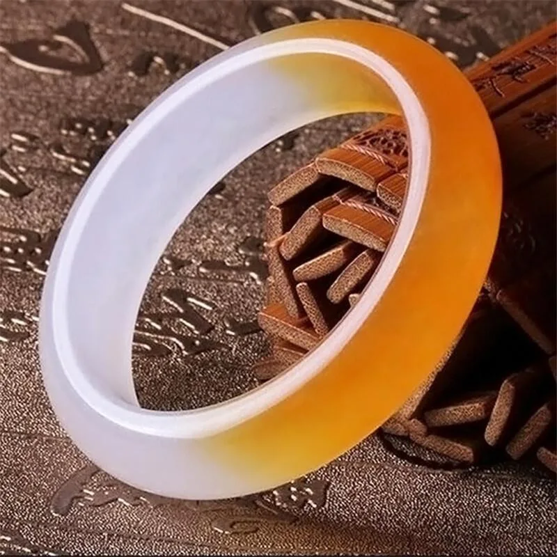 

New High-ice Quartzite Jade Flat Bar Fashion Bracelet