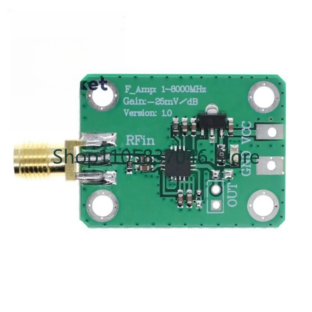 8318 RF logarithmic detector 70dB RSSI measurement power meter (1-8000MHz)