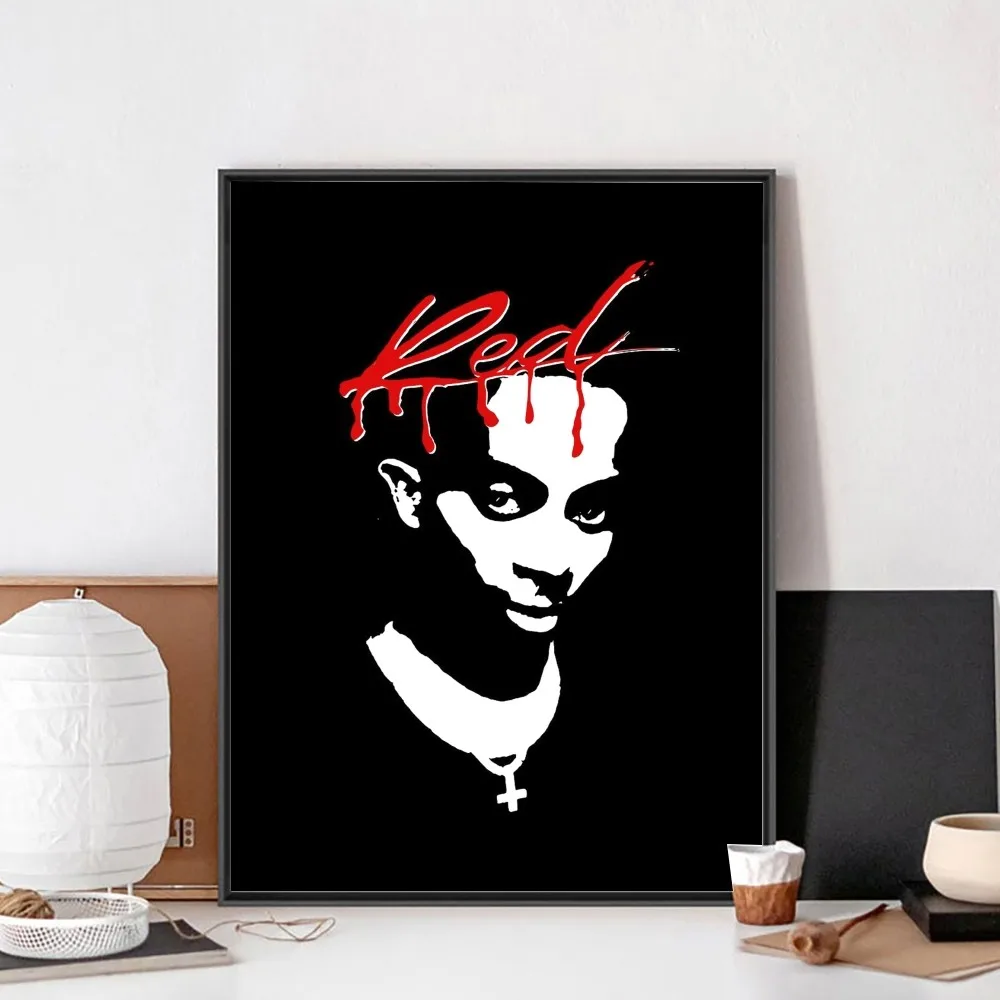 New Playboi Carti Music Star Portrait Poster Poster Kraft Club Bar Paper Vintage Poster Wall Art Painting Bedroom Study Stickers