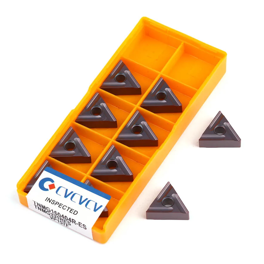 TNMG160404 R -ES VP15TF UE6020  US735 External Turning Tool Carbide insert Lathe cutter Tool TNMG 160408L-ES CNC turning insert