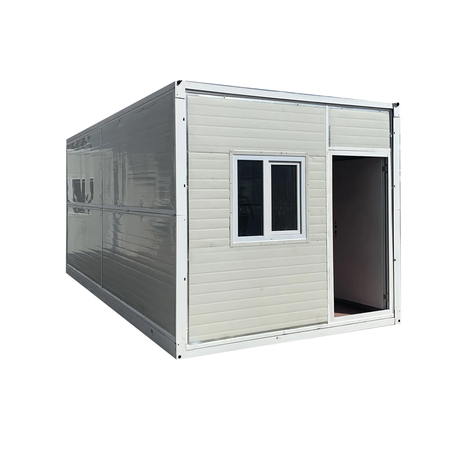 Factory Direct Modular Mobile Housing Prefabricated Foldable Container Units Steel Sandwich Panel For Dorm Camp Apartment Hotel