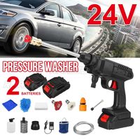 400W 24V 36BAR Cordless High Pressure Washer Electric Car Wash 15600mah Protable Parkside Water   for 1/2 Lithium Battery