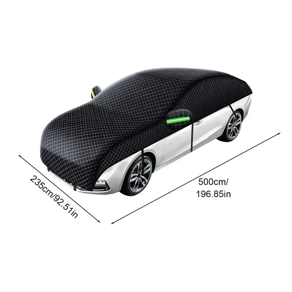 Winter car snow cover, universal foldable antifreeze car cover, simple installation car sunshade, snow and rain cover