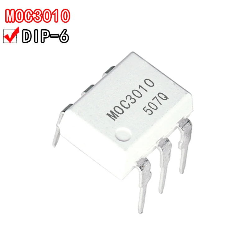 No��10PCS MOC3010 MOC3011 MOC3012 MOC3020 MOC3021 MOC3022 MOC3023 MOC3030 MOC3040 MOC3041 MOC3042 MOC3043 MOC3051 DIP-6