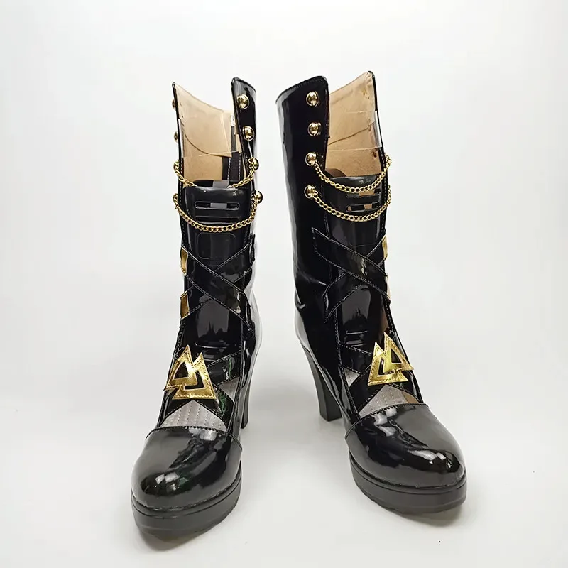 

2025 11 Arknights Spectre the Unchained Обувь для косплея Сапоги Игра Аниме Хэллоуин Карнавал Fiesta