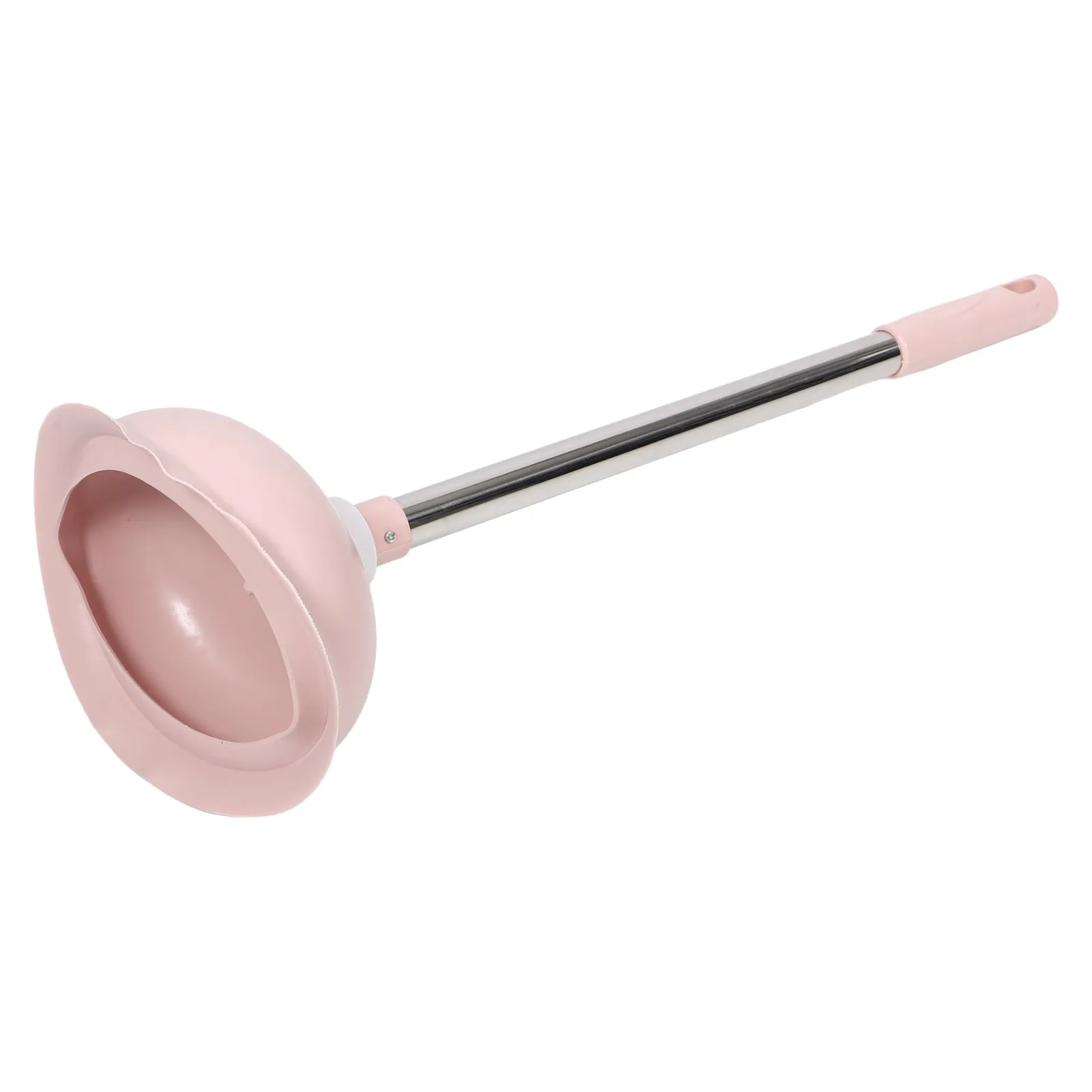 

Rubber Plunger Bath Unclogger Pink Bowl Toilet Plunger Kitchen Sink Drain Tool Bathroom Detergent Ergonomic Handle Durable
