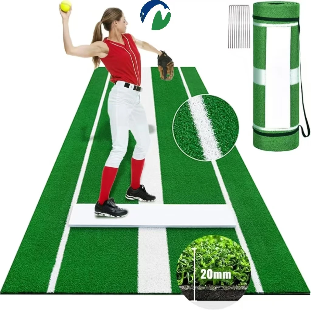 

Anti-slip Indoor Outdoor Baseball Pitching Pad Soft Ball Hitting Mat Training Pitching Mat