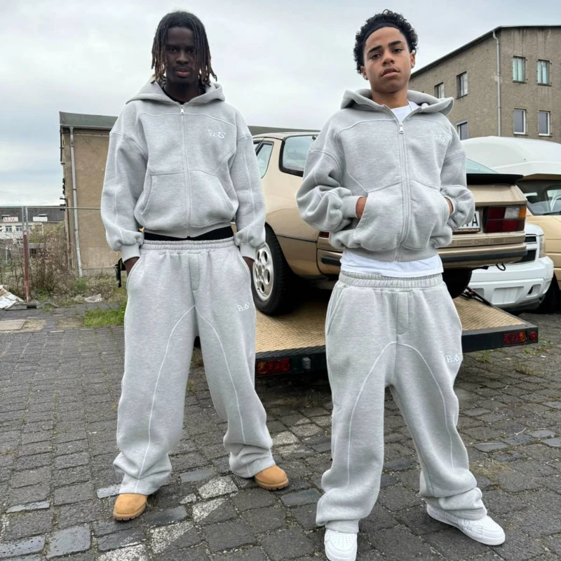 

Street Hip Hop American Retro Y2K Casual Loose Multi functional Straight Leg Pants Gothic Harajuku Fashion Set