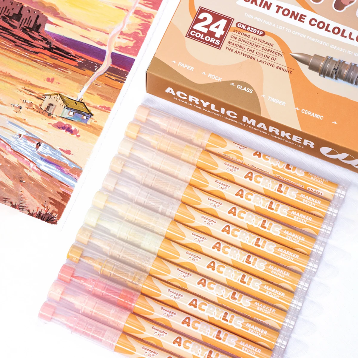 24 Colors Skin Tone…