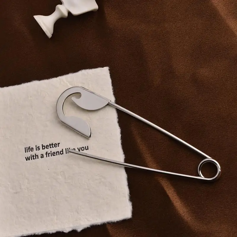 Riesige Sicherheitsnadel-Haarspange, neue große Sicherheitsnadel-Metall-Haarspangen, Haarschmuck für Damen und Mädchen, modische Haaraccessoires, Kopfschmuck. – Detail 12
