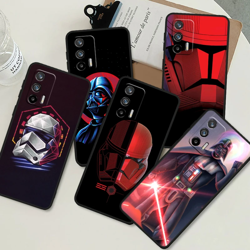 S-tar W-ars Art For OPPO Realme GT Neo 10 9i 8i 7i 6s 5 Narzo 50i 50A 240W Pro Plus Black Soft Phone Case