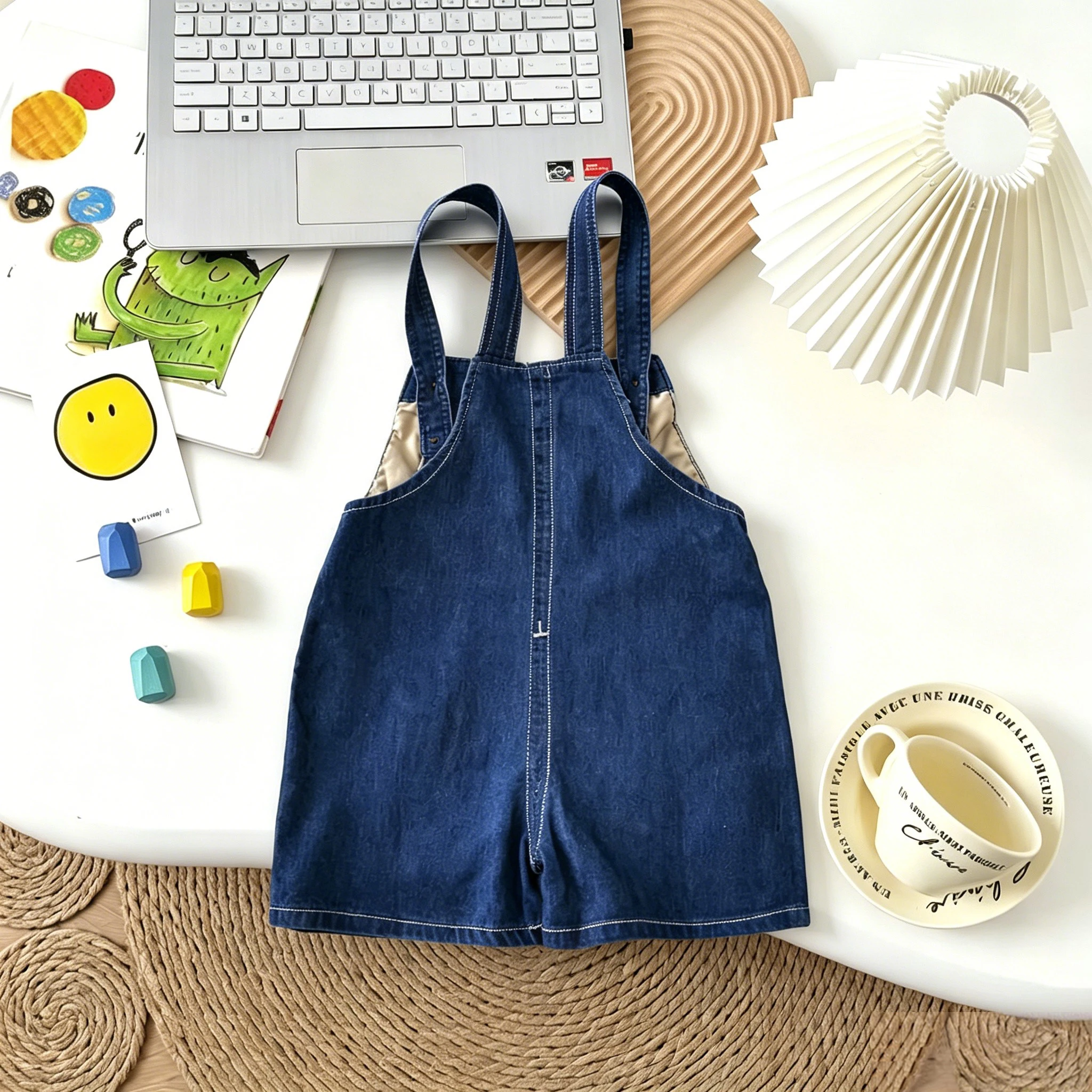 IENENS Baby Shorts Summer Boy's Clothes Cartoon Thin Overalls For 6-30 Months Kids Rompers