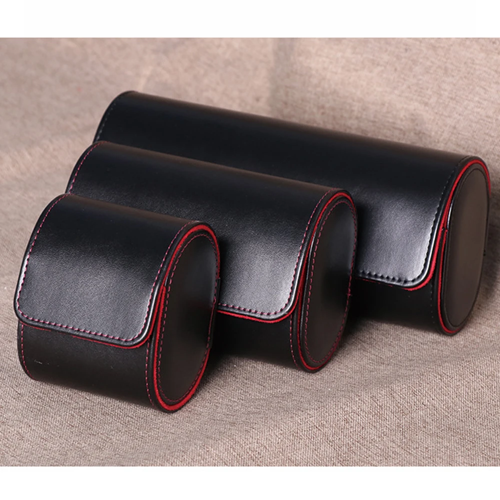 Premium Pu Leather Travel Watch Storage Pouch Case For Men And Women_voghion.com
