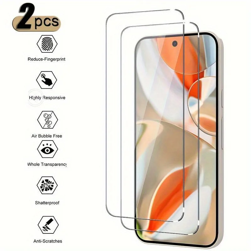 2 Stück HD-Displayschutzfolie aus gehärtetem Glas für Samsung Galaxy S25 S24 Ultra Plus S23 S22 S21 S20 Plus FE Glasfolie
