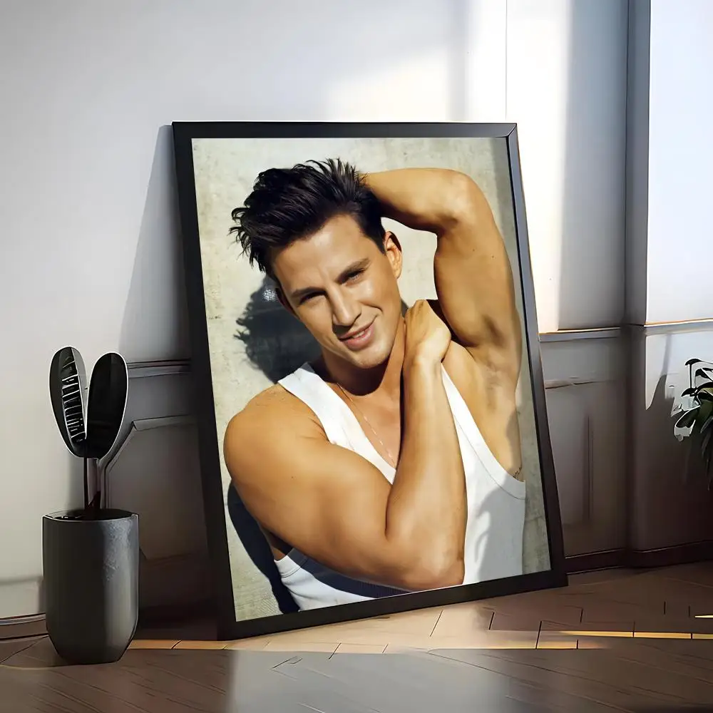 ملصق تاتوم على شكل نجمة C-channing ملصق جداري عصري جيد مطبوع على ورق PP لتزيين غرفة المعيشة والمكتب #3