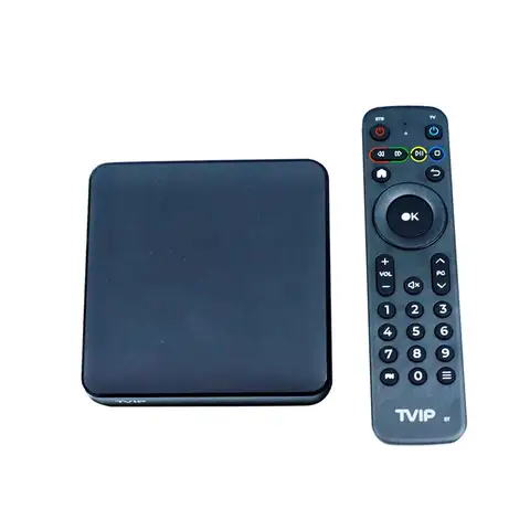 【SURPISE】 Pour TVIP 605SE 4K HD Smart pour Linux Android Amlogic S905X H. 265 HDR 2.4G 5G Wifi Set Top Tv Box Lecteur multimédia