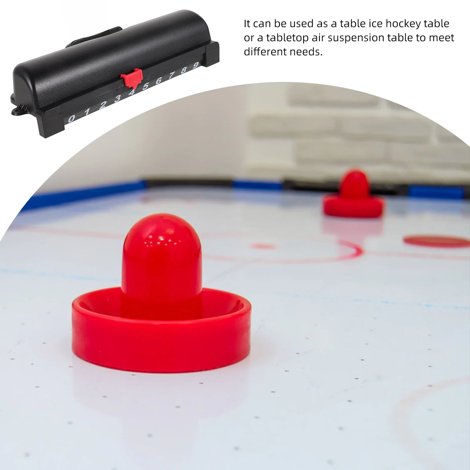 

2 Pcs Air Hockey Table Games Football Accessories Curly Score Keeper Eco-friendly Plastic Replcment Airhockey Goal Child