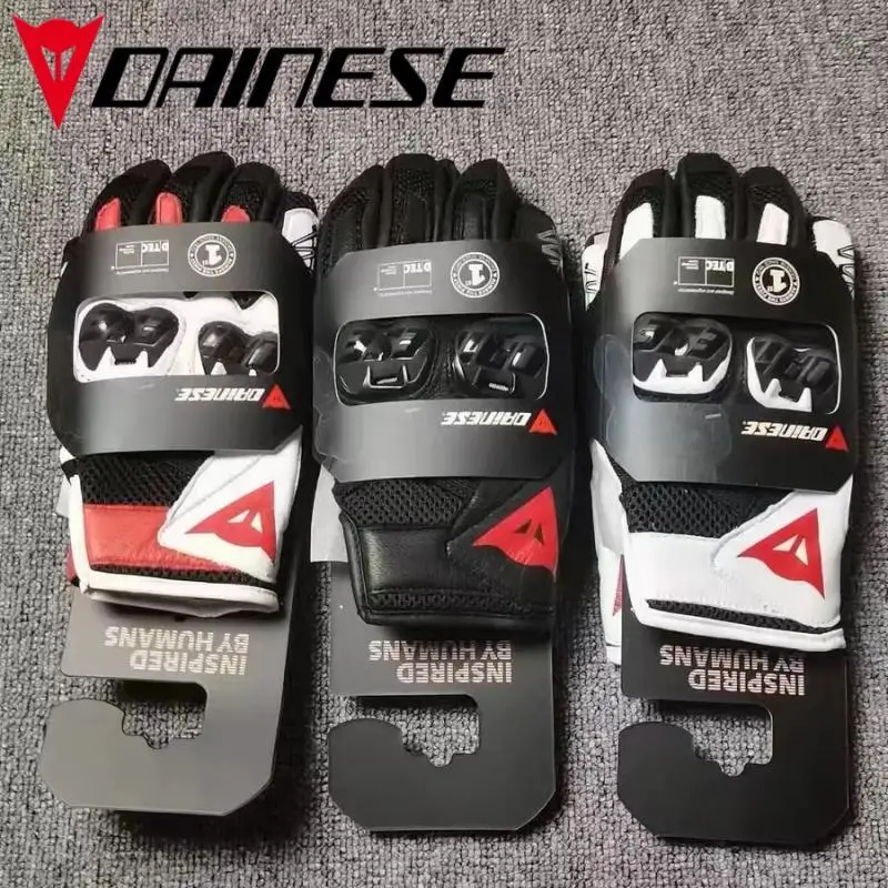 Dainese C2 Carbon Fiber Motorhandschoenen Voor Mannen Motorfiets Anti Drop Lederen Rijhandschoenen Voor Zomer 3-kleuren Dainese Handschoenen