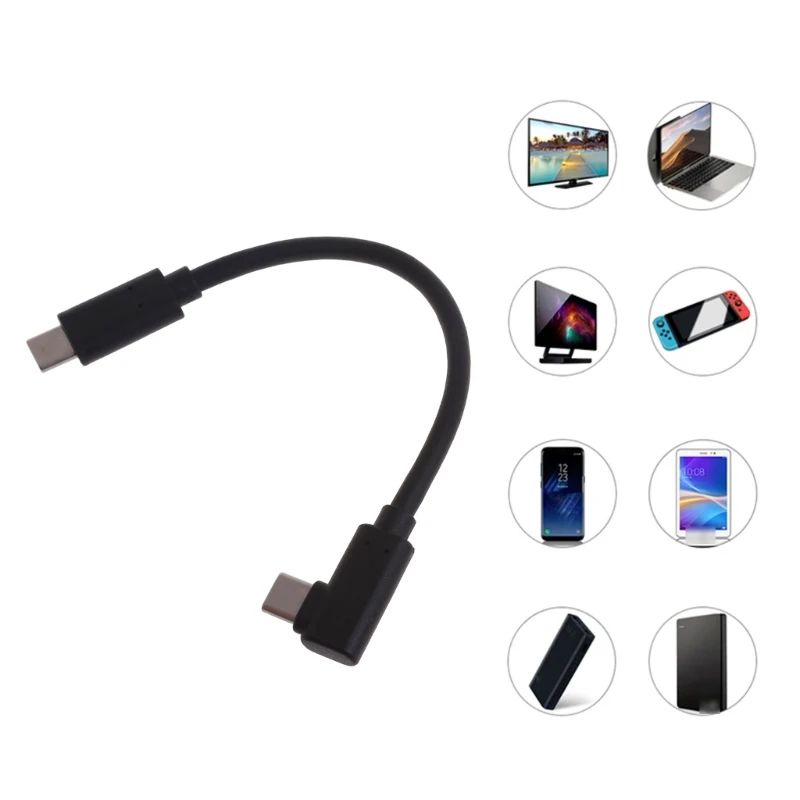 15/30cm 100W USB C to USB C Charger Cable USBC to USBC Data Cable Type C to Type C Fast Charging Cord