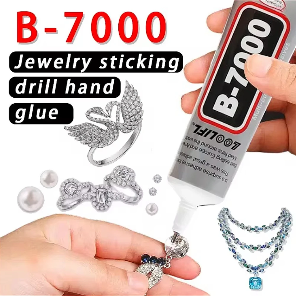 B-7000 Adhesive Jewelry Glue, Jewelry  Mobile Phone Touch Screen, Epoxy Resin Rhinestone Craft Jewelry Adhesive Liquid Glue