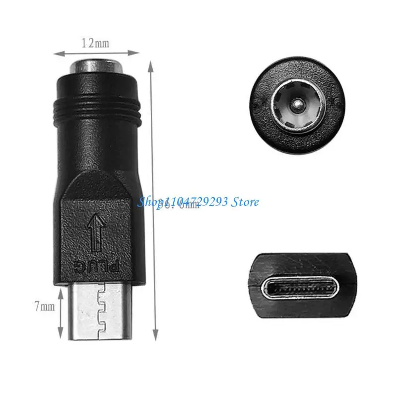 Y2GD USB C Power Adapter USB Type C Male to DC5.5x2.1mm Female Charging Adapter