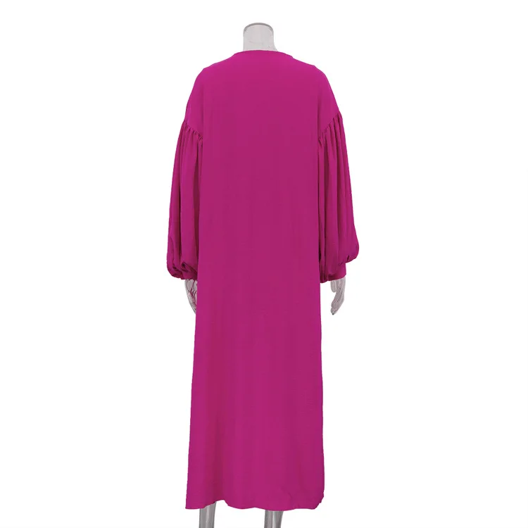 Robe gilet pour femmes, costume deux pièces, manches bouffantes, Cardigan, Robe courte, décontractée, tenue de plage, vacances d'été, 2025