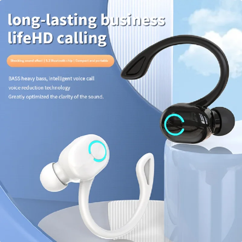 

TWS Wireless Earphones for IPhone Samsung Xiaomi Smart Phone Sport Headphones Bluetooth 5.2 Earbuds Handsfree Headset With Mic