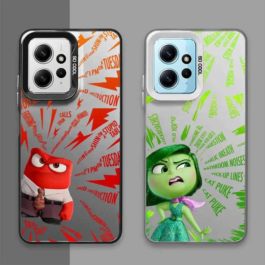 Inside Out 2 Phone Case for Redmi 12 4G 12C 13C 4G 5G 13 4G Poco X3 NFC X3 Pro C50 C51 C61 Redmi A1 A2 Plus A3x