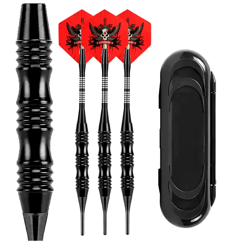 

3pcs Professional Indoor Plastic Tip Darts Set 20g Soft Tipped Darts for Electronic Dartboard Games Plastic Storage Box