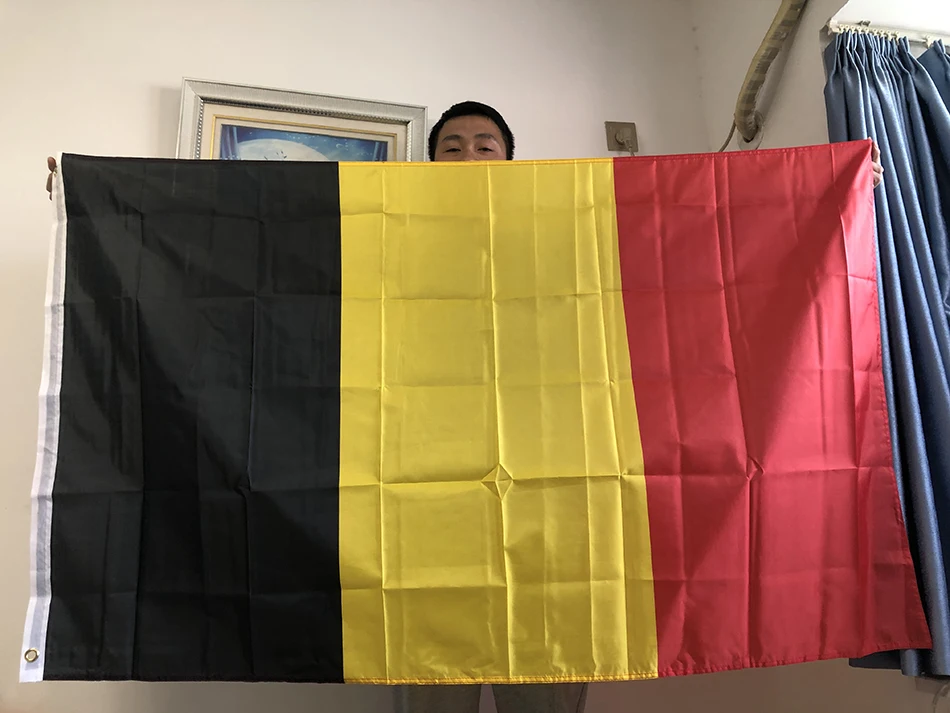 Bandera Bélga 90x150cm – Policarbonato resistente exterior