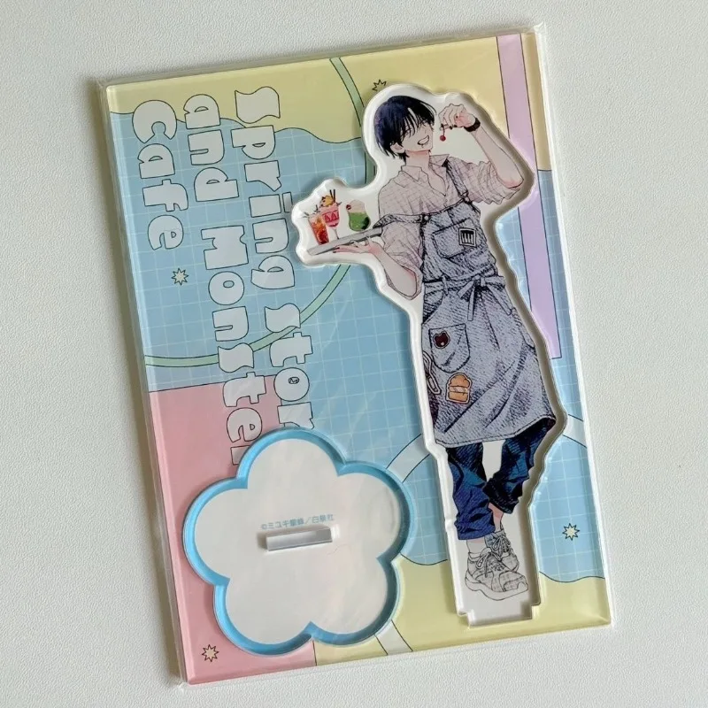 Акриловая фигурка-подставка Амамин Кая (официант) из серии Spring Storm and Monster Cafe Ver. Коллекционный аниме-товар, декор для стола, аксессуары.