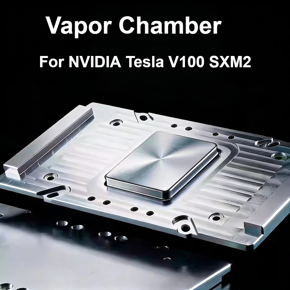 ADT-Link For NVIDIA Tesla V100 SXM2 Heat Pipe Vapor Chamber Heatsink GPU Thermal Conductive Plate Heat Dissipation Adapter Board
