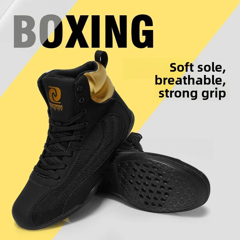 New Arrival Boxing Shoes for Adults - Men's Women's Combat Sports Training Shoes for Wrestling Weightlifting MMA Fighting