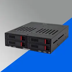 HE-2006 4x2.5 Inch Slots  Internal Rack Hard Drive  HDD SSD Mobile Enclosure Cover with LED Indicator Capacity Expansion
