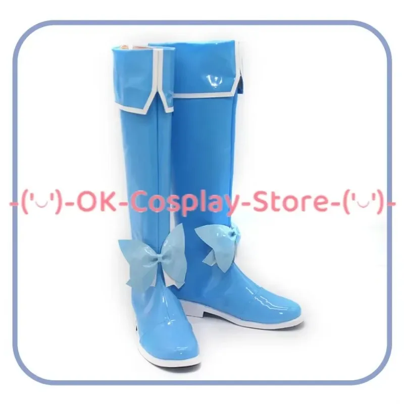 [Customized] Gushing Over Magical Girls Minakami Sayo Cosplay Shoes Anime Roleplay Prop Halloween Carnival Party PU Leather Boot