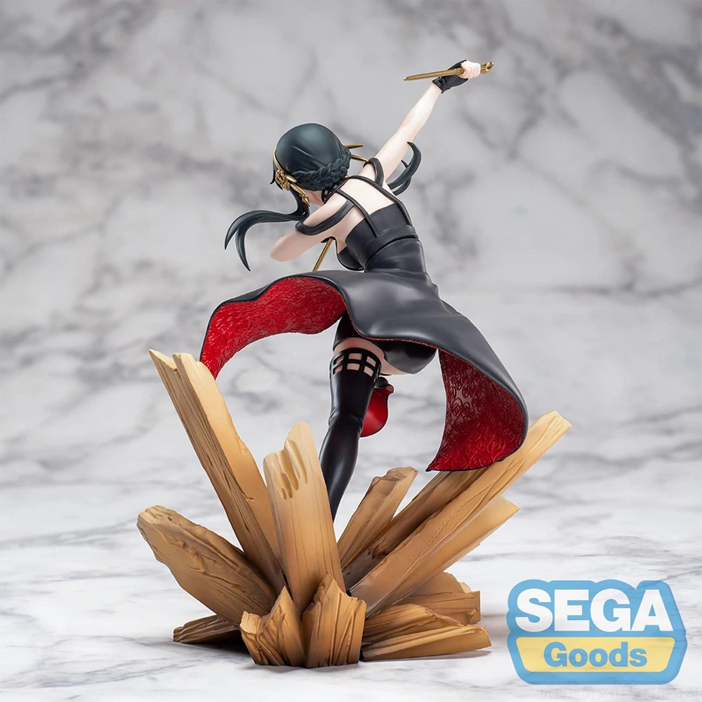 100% original em estoque sega luminasta espião × família yor forger anime figura de ação modelo decoração garagem kit coleção
