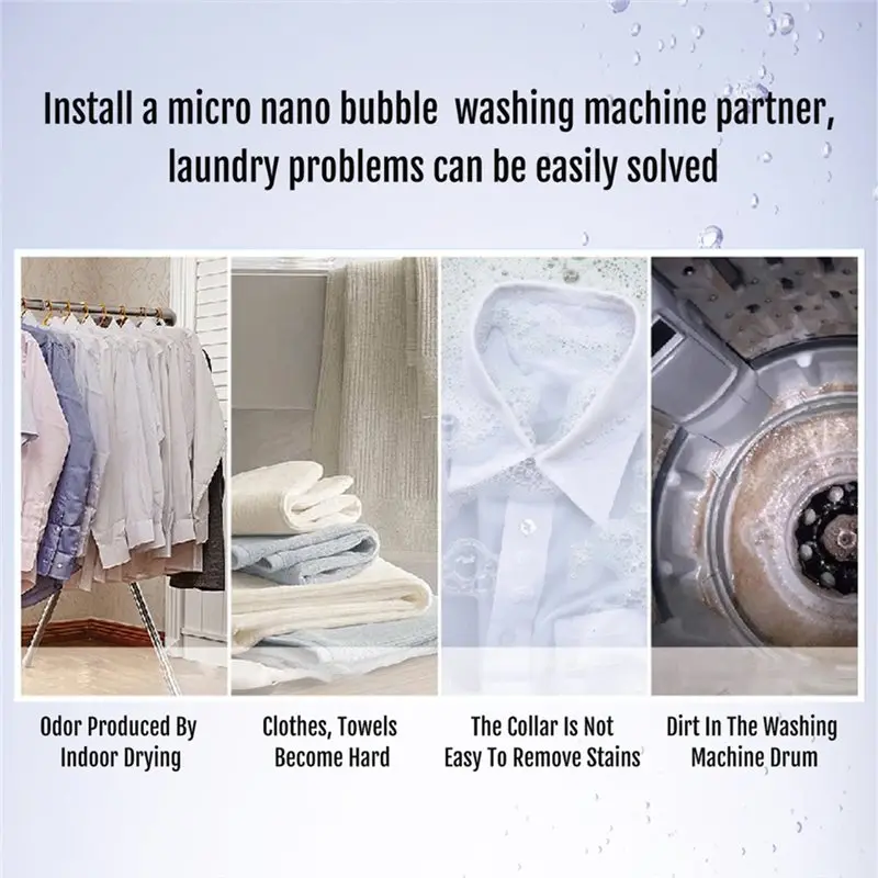 A76G Mini for Nano Bubble Generator, Washing Machine Adapter with Universal G3/4