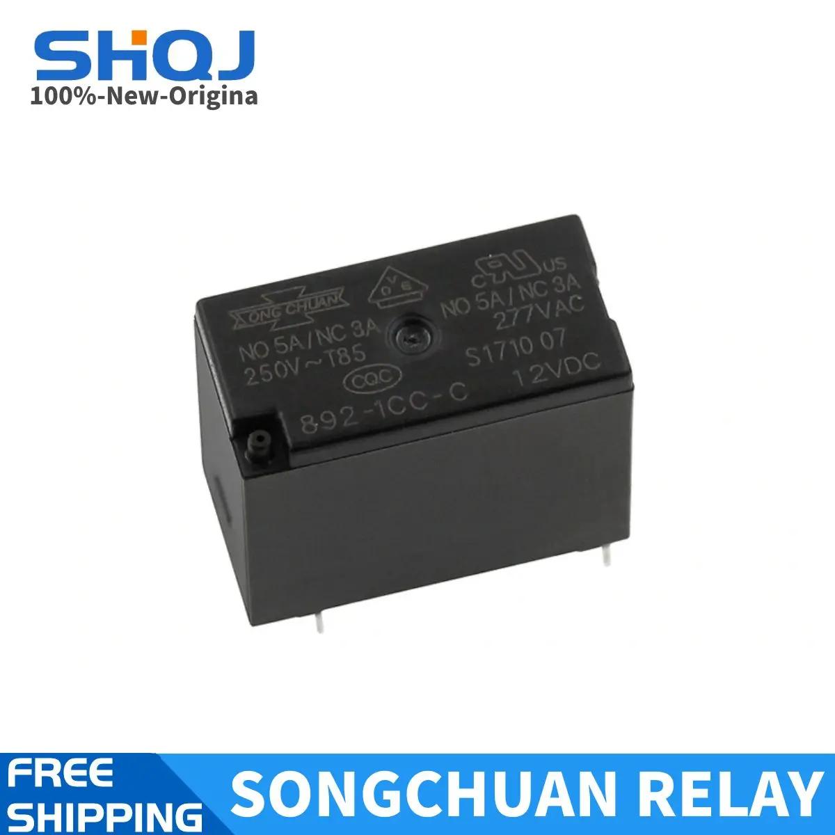 

20PCS SONGCHUAN RELAY 892-1CC-C 24VDC 12VDC 5VDC 5PIN 5A 100%-new-original