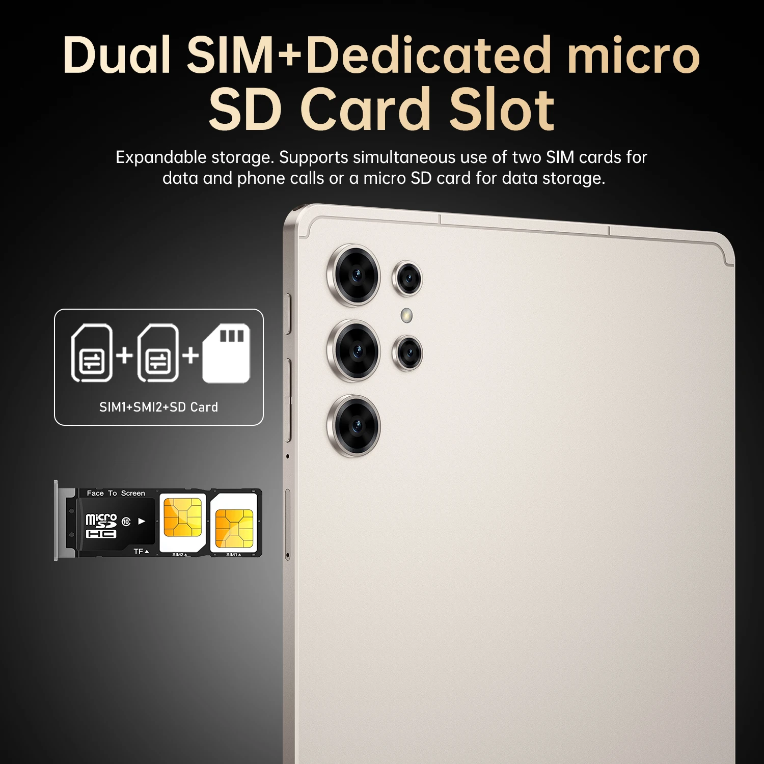 2025 HOT Pad 25 Ultra Tablet MSnapdragon 8 Gen3 Core 10.1 inch HD Screen 5G Dual SIM Dual Standby 10000mAh Battery