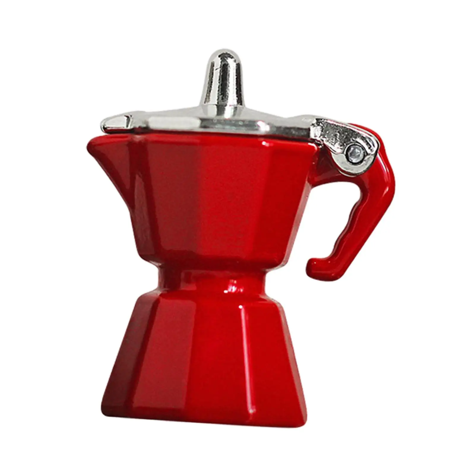 Dollhouse Miniature Coffee Pot Realistic Dollhouse Accessories Ornament Doll House Furniture 1/12 Scale Decor Girls Boys Gifts