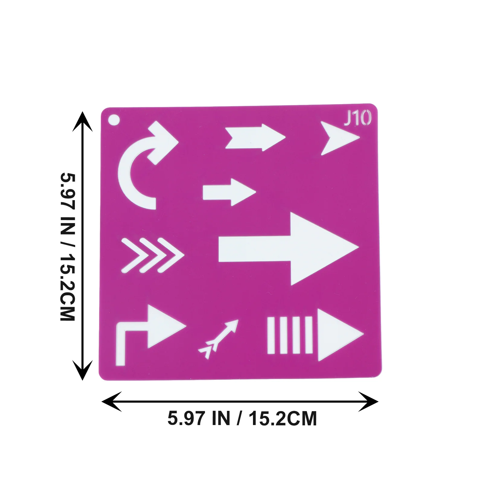 1Set Creative Geometrical Shape Stencils Drawing Templates DIY Art Crafts Safe for Children Intelligence Development