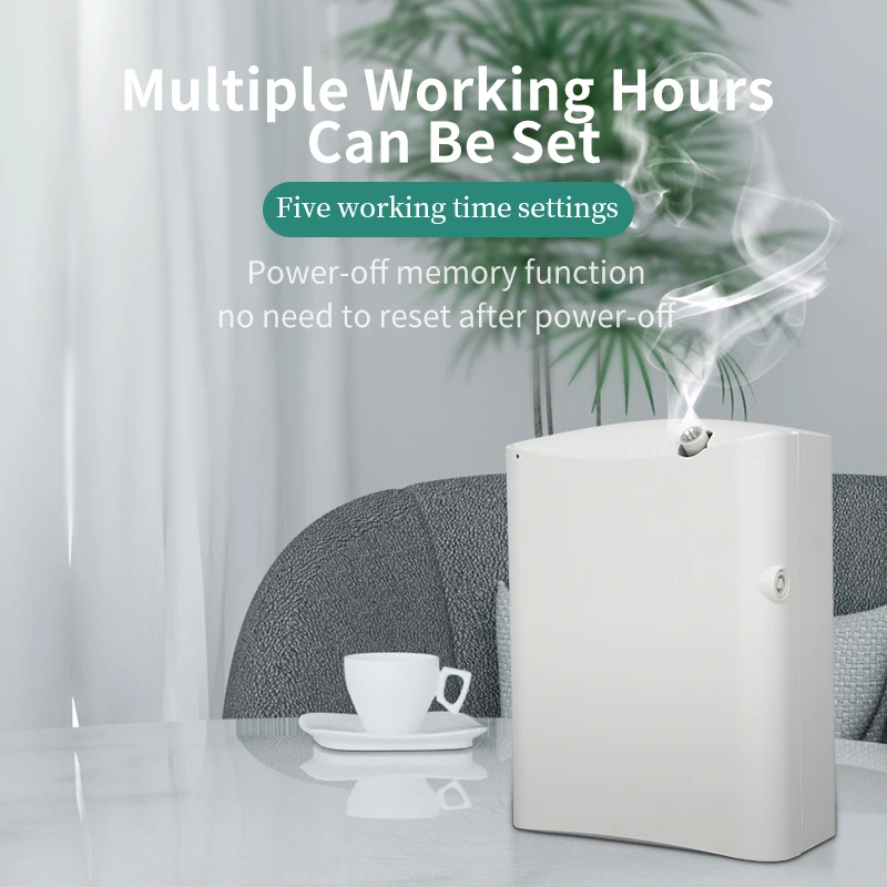 1200m³ Room Fragrance Perfume Electric Aroma Diffuser Smell for Home Flavoring Air Freshener Hvac Aromatic Oasis Scent Machine