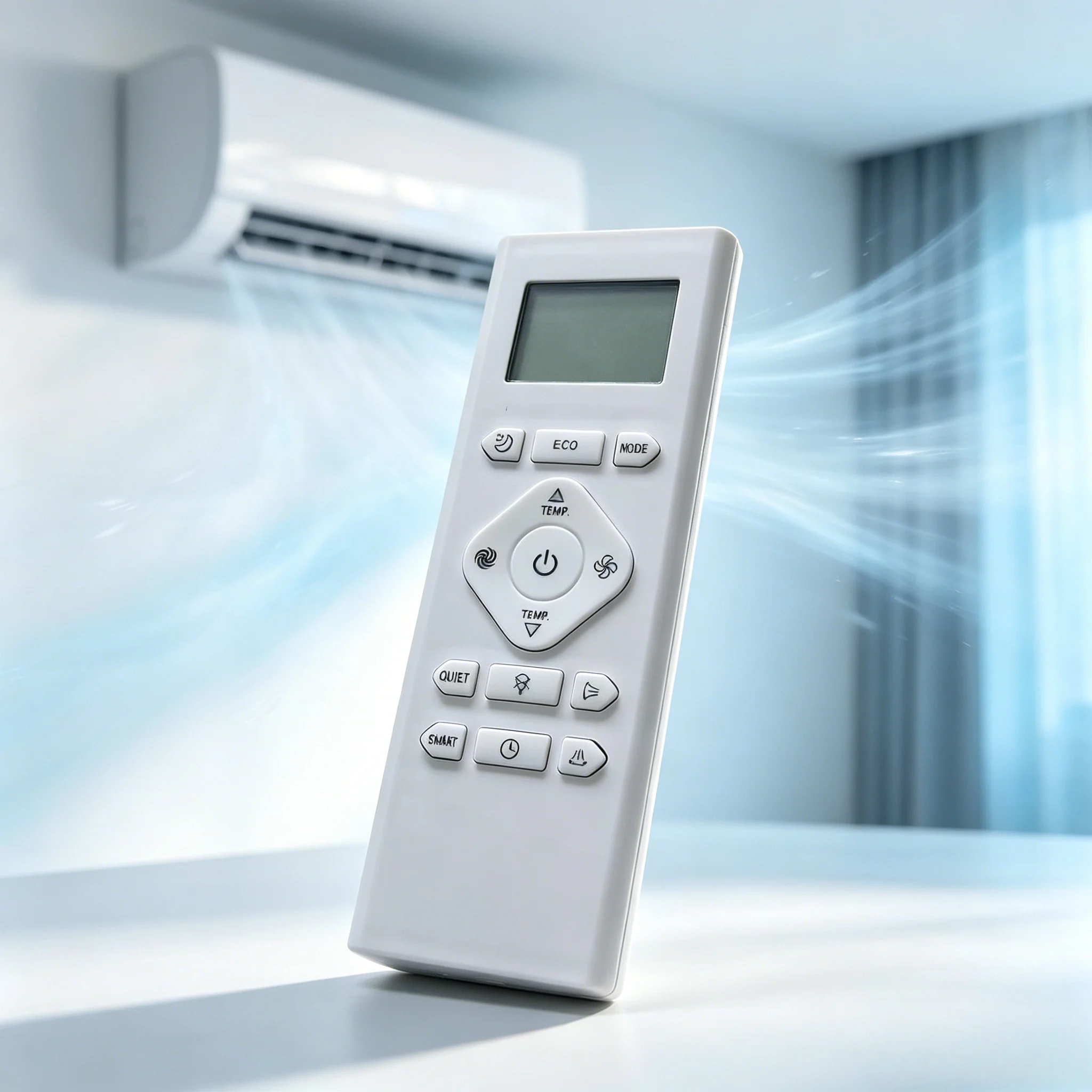 Multi-brand AC Accessory For Hisense Ballu Pioneer, RCH-RXY1-0 English panel ideal as daily replacement remote control