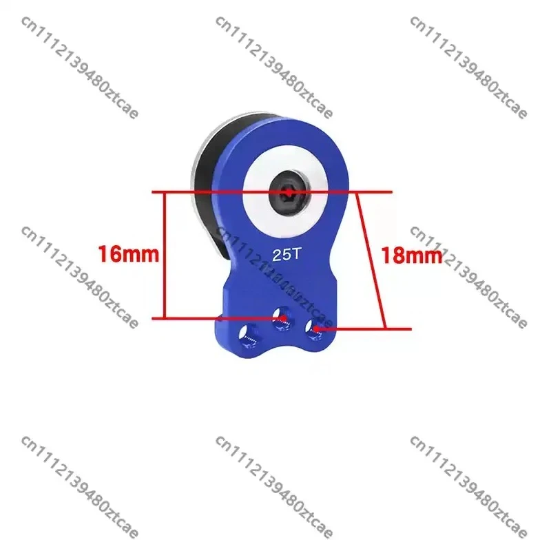 Aluminum Alloy 25T Servo Arm With Spring Relief Shock Absorbing For RC Crawler Model Car DIY Steering Parts