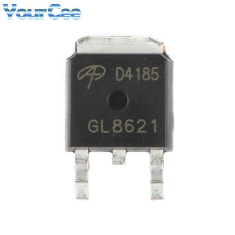 5PCS AOD4185 TO-252 D4185 MOSFET P channel -40V/-40A 15mΩ@-10V Field Effect Transistor Chip