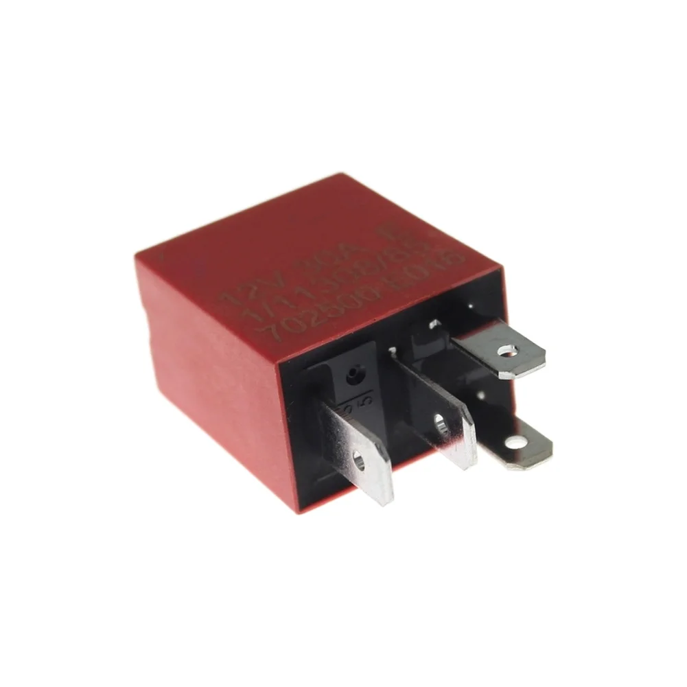 46520422 11129685 Multi Use Relay 12V 30A 4-Pin Red Plastic Relay for Fiat Vehicles Including For Ducato and 500L