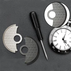Wave Pattern NH35 Automatic Hammer Rotor Metal Patch Fits Seiko 4R35 4R36 NH35 NH36 Movement SKX007 Watch Movt Retrofit Parts