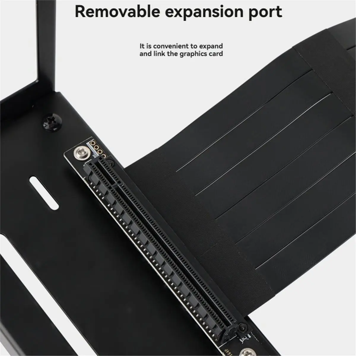 giftnew Vertical Graphics Card Holder 3Slots GPU Mount Bracket for MATX ATX EATX Chassis Holder for RTX3060 3070 3090 RX Black