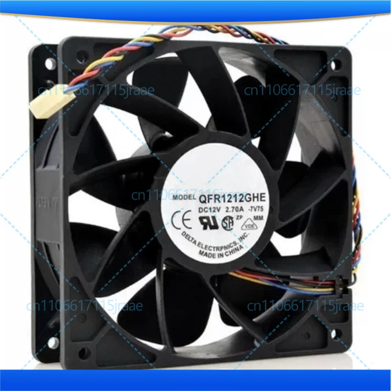 For Delta 12038 12cm High Volume Cooling Fan 12V /24V Industrial Equipment Fan Replacement Parts Power Tools Accessory